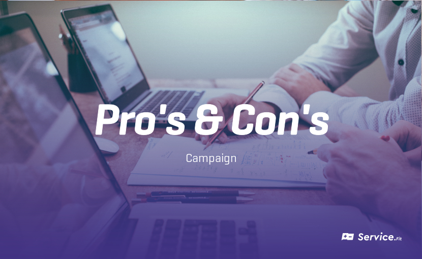Pros and Cons for an Internet Marketing Campaign
